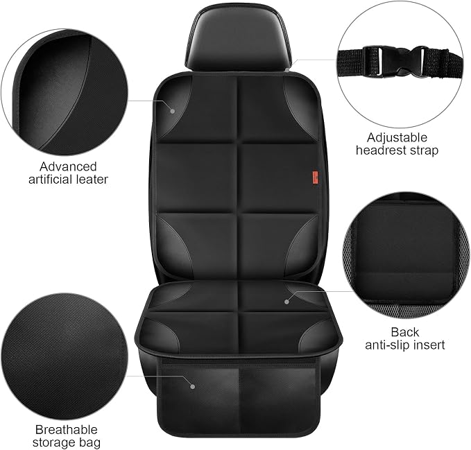 Child Car Seat Protector — Blue