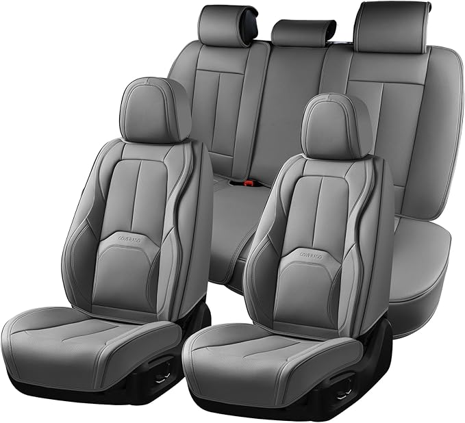 Universal Seat Covers — Full Set — Gray