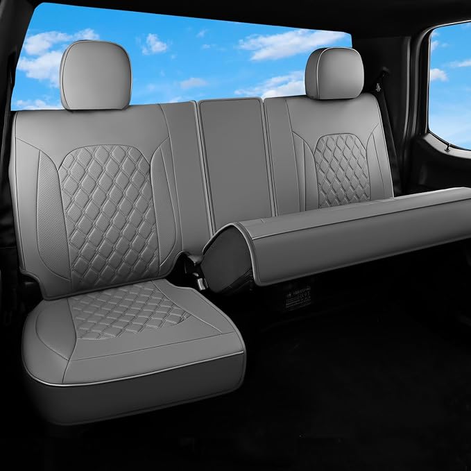 Seat Covers for Chevrolet Silverado / GMC Sierra — Rear Seat — Gray