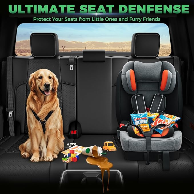 Seat Covers for Toyota Tacoma — Full Set — Black / Gray