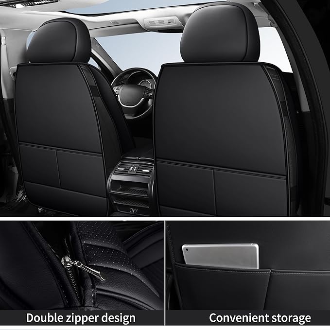 Universal Seat Covers — Full Set — Black