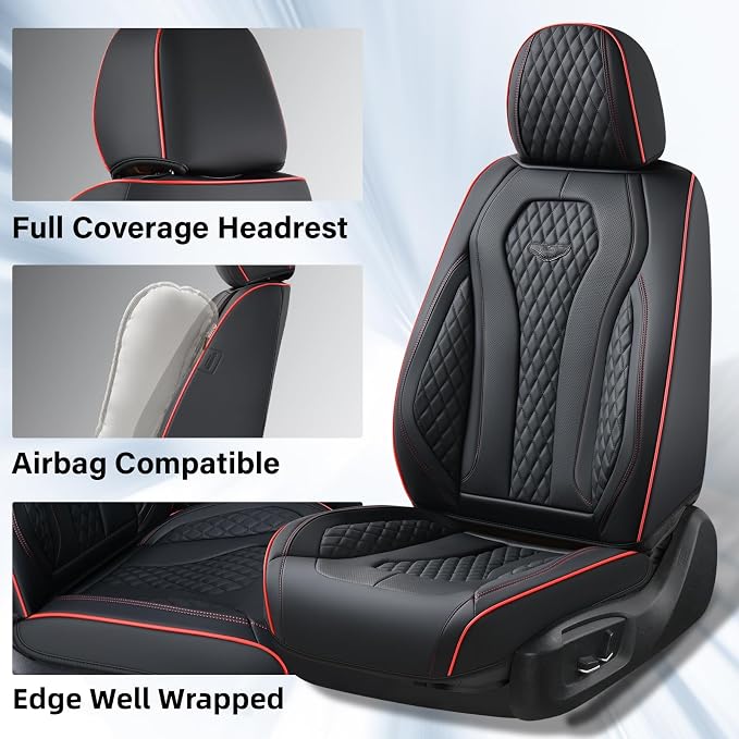 Universal Seat Covers — Full Set — Black