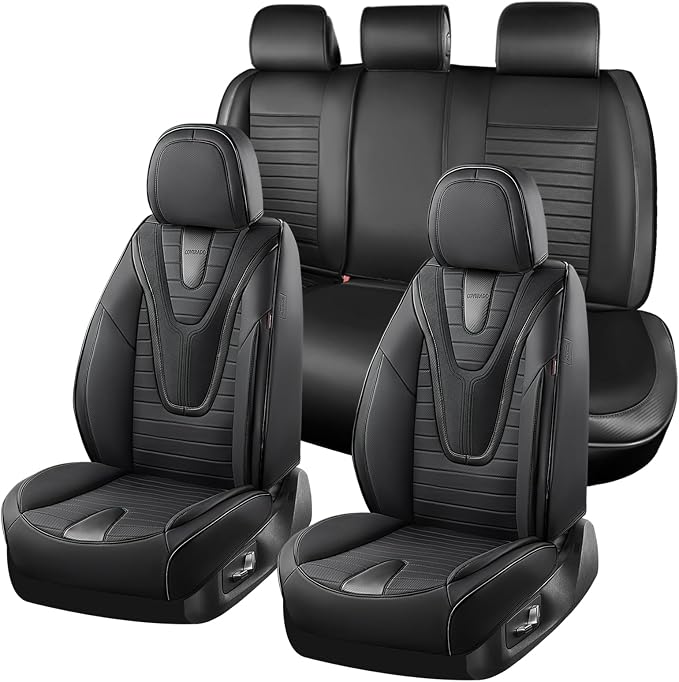 Universal Seat Covers — Full Set — Black