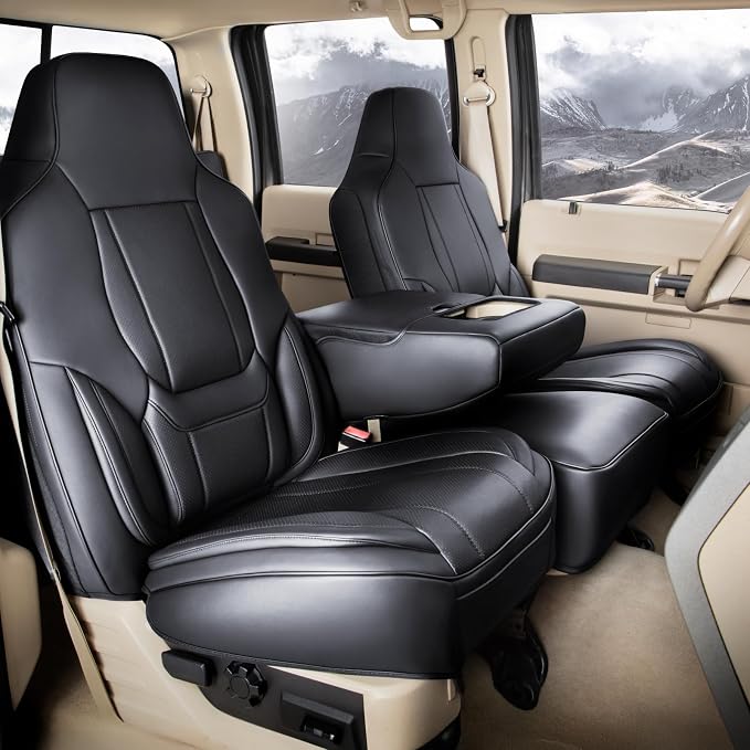 Seat Covers for Multiple Vehicles — Front Seat — Black