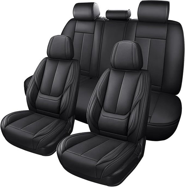 Universal Seat Covers — Front Seat — Black