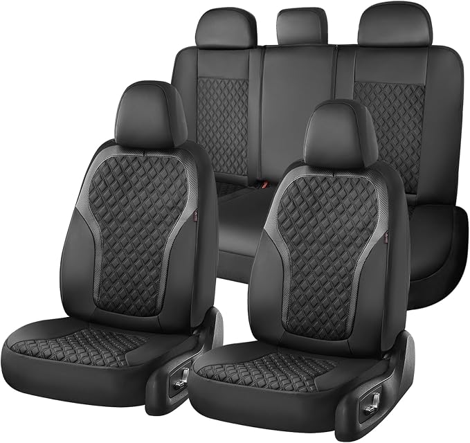 Universal Seat Covers — Front Seat — Black