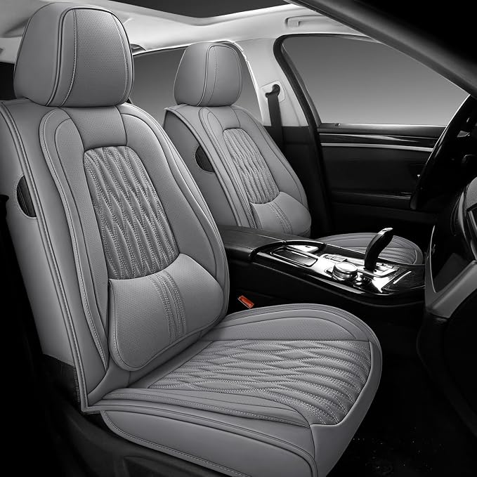 Universal Seat Covers — Full Set — Gray