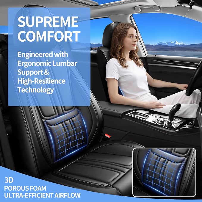 Seat Covers for Nissan Murano — Full Set — Black