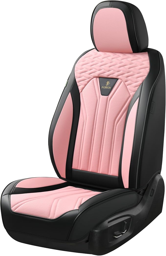 Universal Seat Covers — Full Set — Pink
