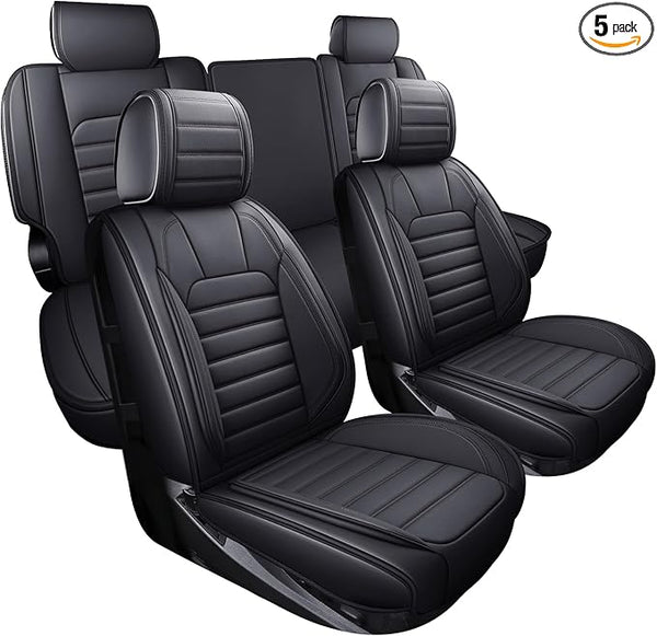 Seat Covers for Chevrolet Silverado / GMC Sierra — Full Set — Black