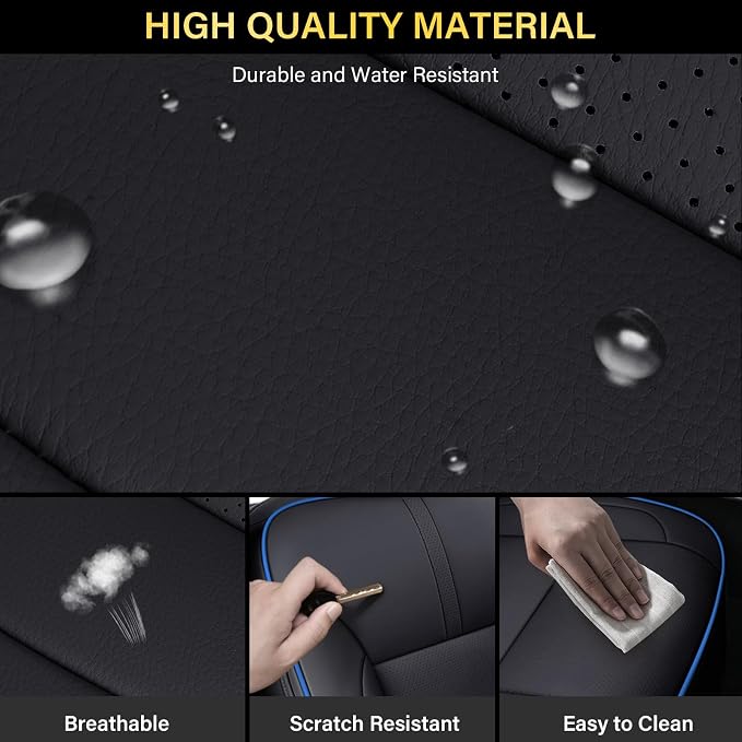 Faux Leather Seat Covers for Chevrolet Silverado / GMC Sierra — Full Set