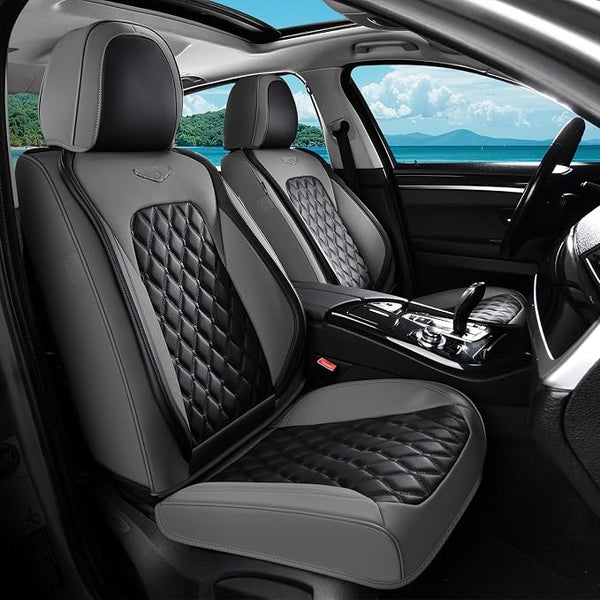Faux Leather Car Seat Covers — Full Set