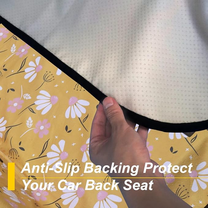 Pet Car Seat Protector — Yellow