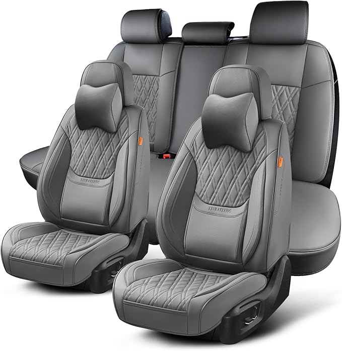 Universal Seat Covers — Full Set — Gray