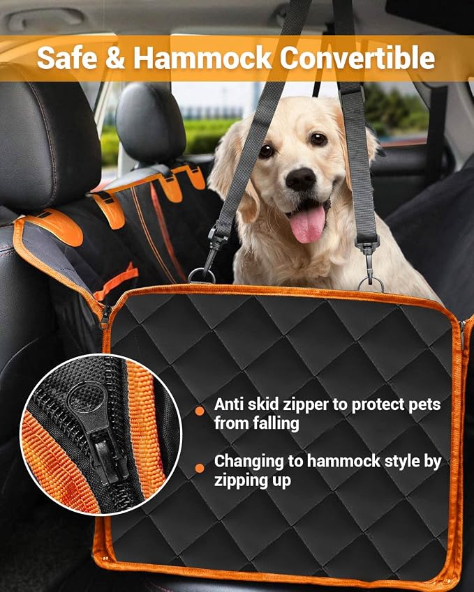 Pet Car Seat Protector — Black