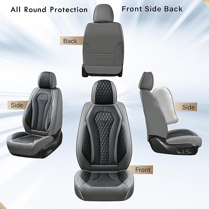 Universal Seat Covers — Full Set — Black