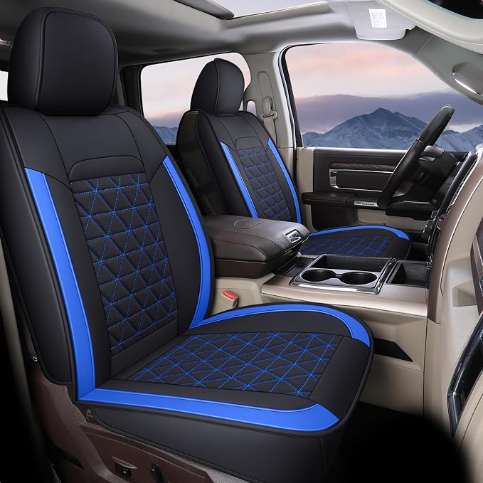 Seat Covers for Multiple Vehicles — Front Seat — Blue