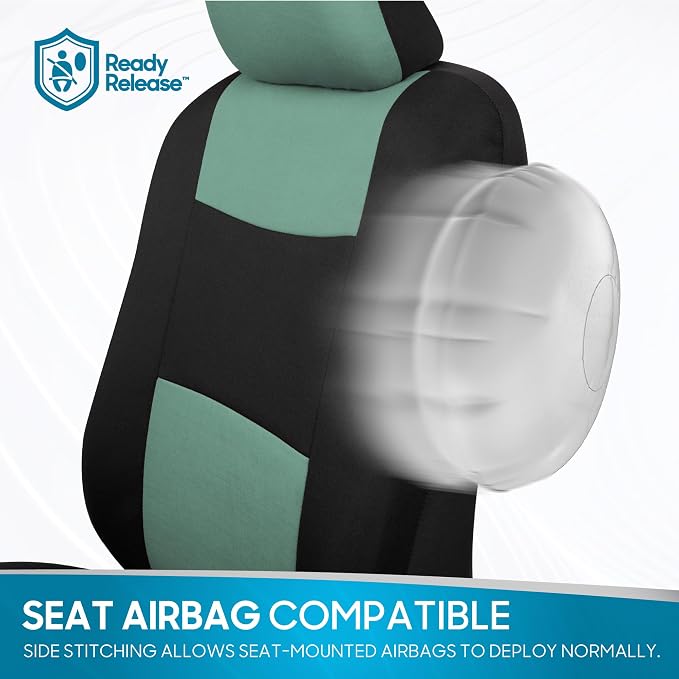 Car Seat Covers — Full Set — Black