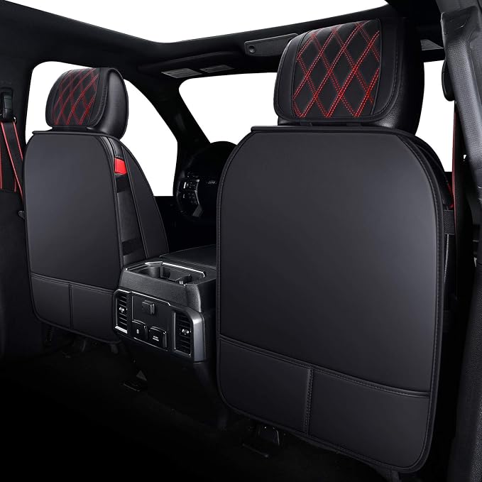 Seat Covers for Multiple Vehicles — Front Seat — Black / Red