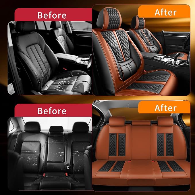 Seat Covers for Nissan Sentra — Full Set — Brown