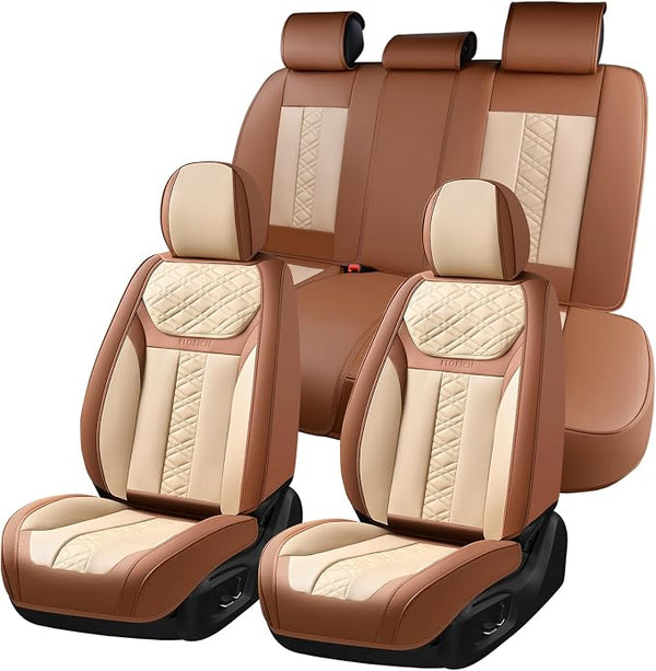 Universal Seat Covers — Full Set — Beige
