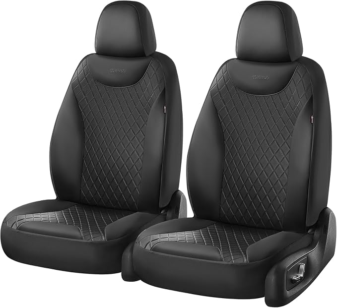 Universal Seat Covers — Front Seat — Black