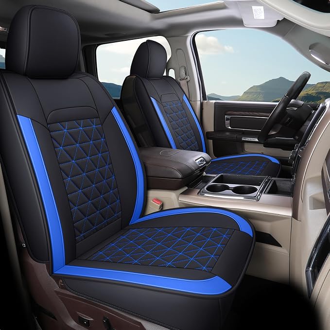Seat Covers for Multiple Vehicles — Full Set — Blue