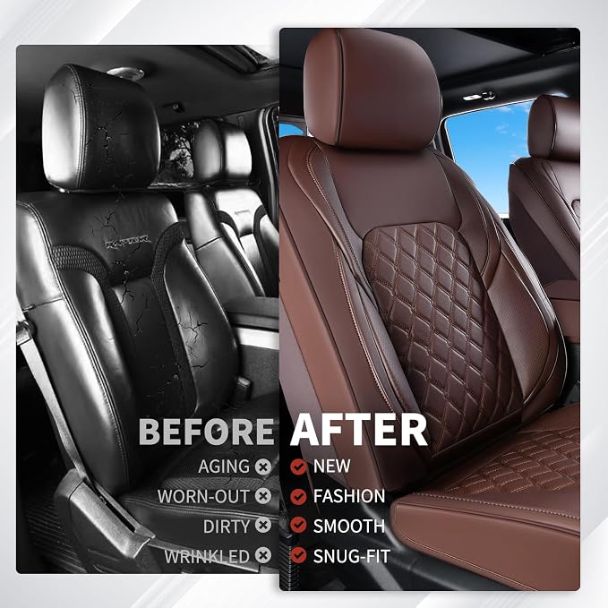 Seat Covers for Toyota Tacoma — Front Seat — Coffee