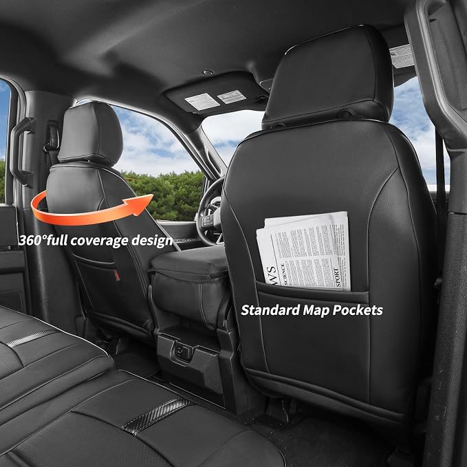 Seat Covers for Ford F-150 — Front Seat — Black