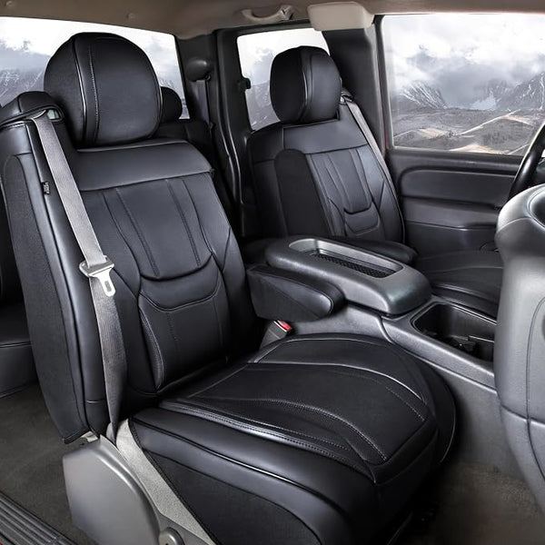 Seat Covers for Chevrolet Silverado — Front Seat — Black