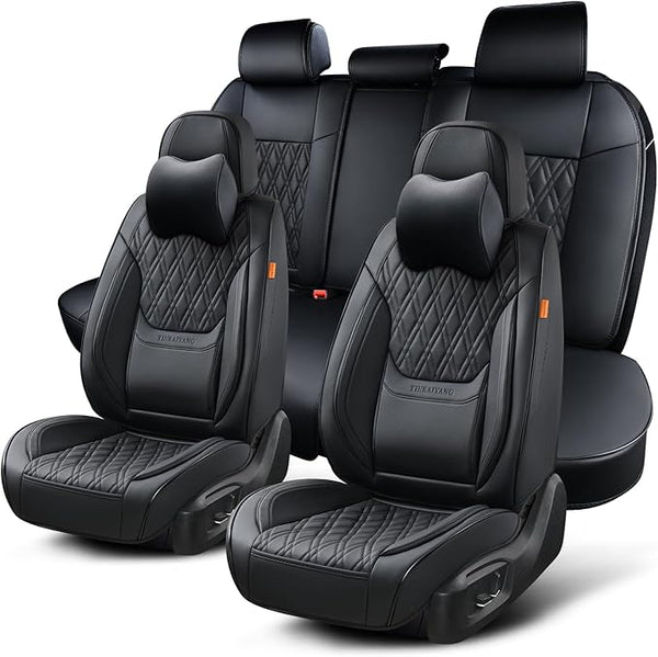 Universal Seat Covers — Full Set — Black