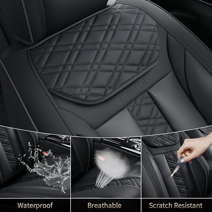 Universal Seat Covers — Full Set — Black