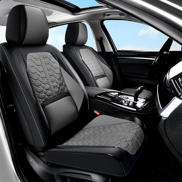 Universal Seat Covers — Front Seat — Black / Gray