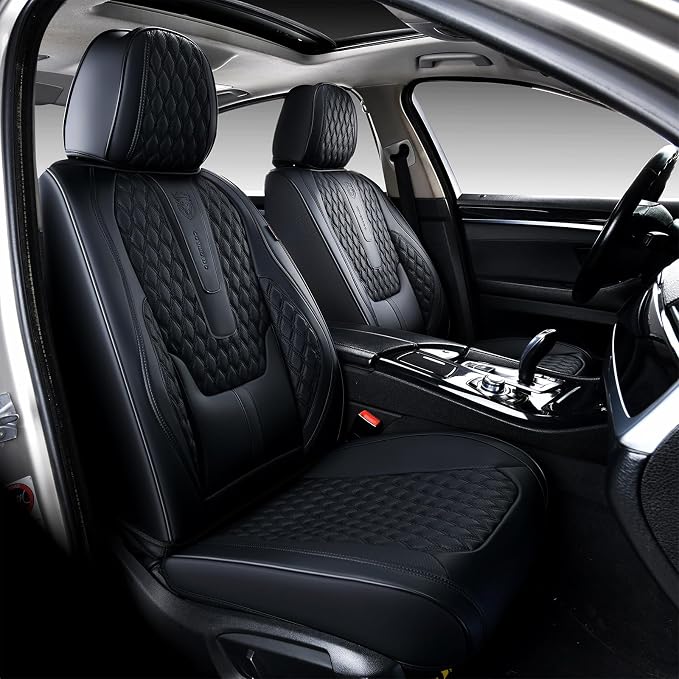 Universal Seat Covers — Front Seat — Black