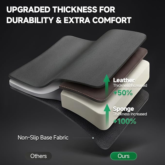 Faux Leather Seat Covers for Chevrolet Silverado / GMC Sierra — Front Seat — Black / Gray