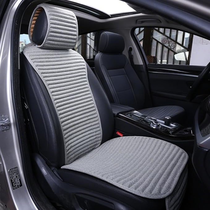 Universal Seat Covers — Front Seat — Gray
