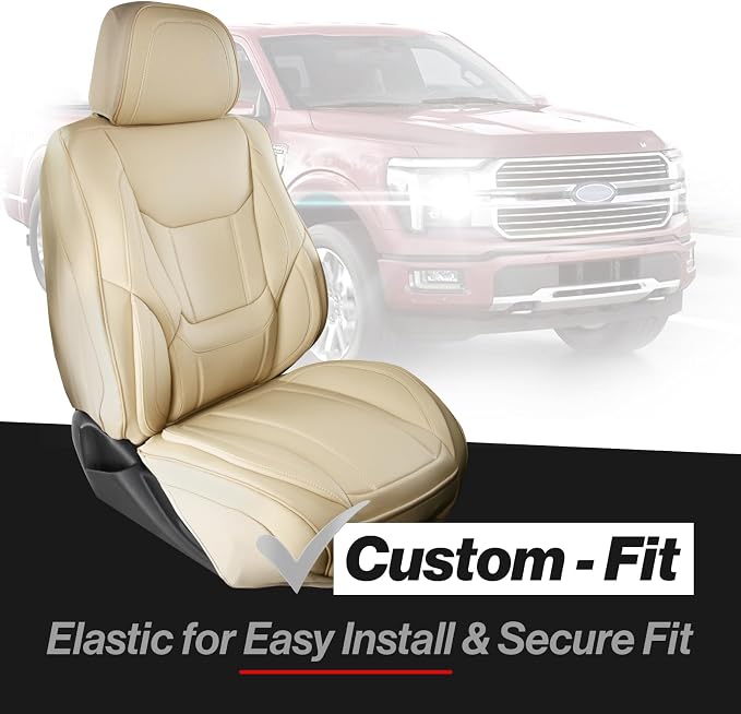 Seat Covers for Ford F-150 — Full Set — Beige