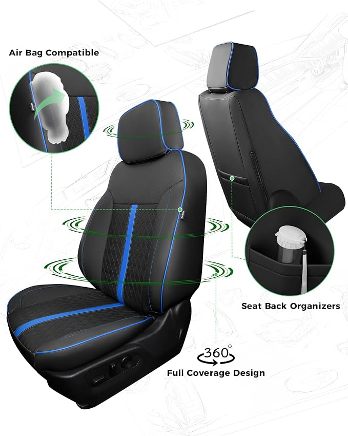 Faux Leather Seat Covers for Chevrolet Silverado / GMC Sierra