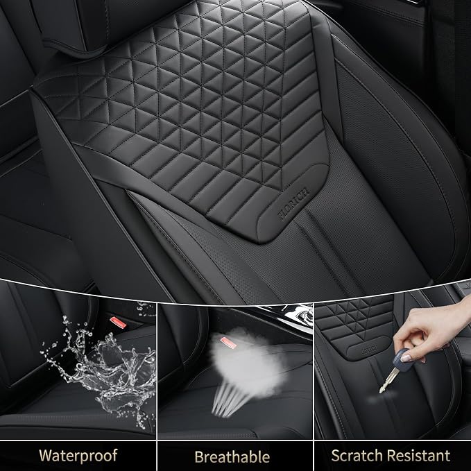 Universal Seat Covers — Full Set — Black