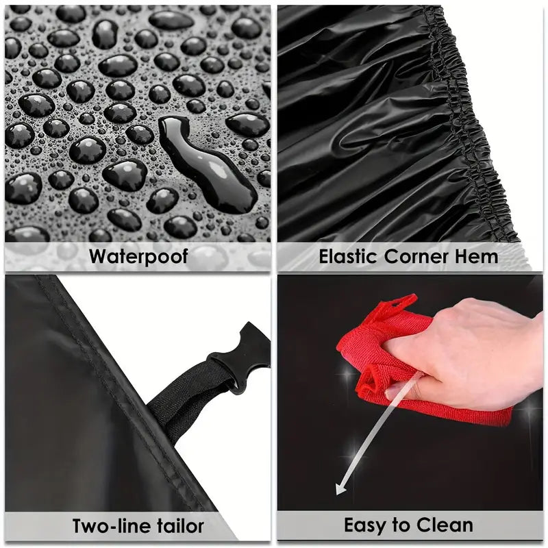 1pc Duty Waterproof Full Car Cover Outdoor UV Snow Dust Rain Resistant Protection 76d9cb25-3f85-4e98-9144-f936cc6d7877