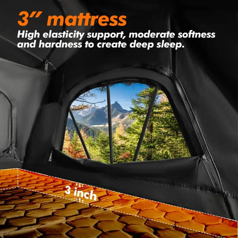 Lite Cruiser Rooftop Tent – Waterproof & Easy Setup 7bfc6b1037ee45779e04faaa195663fa-goods