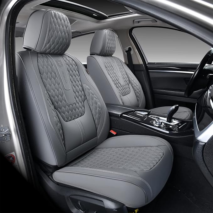 Universal Seat Covers — Front Seat — Gray