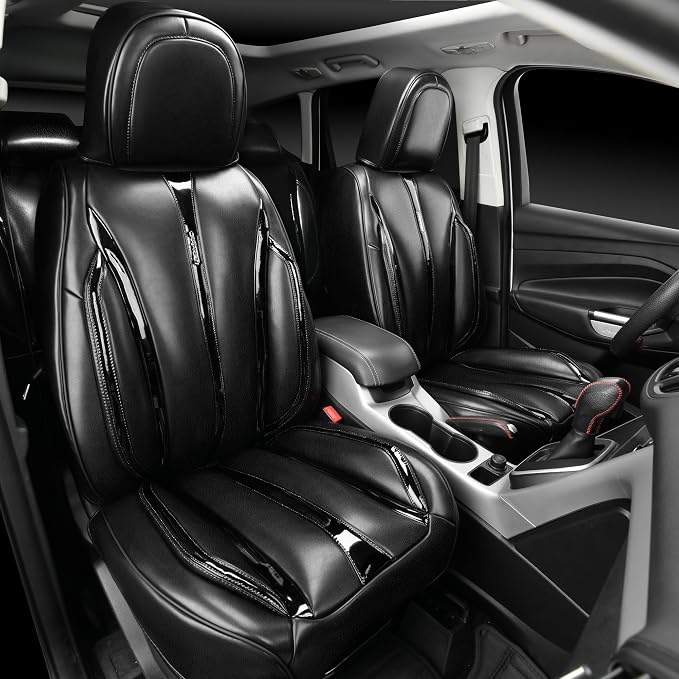 Universal Seat Covers — Full Set — Black