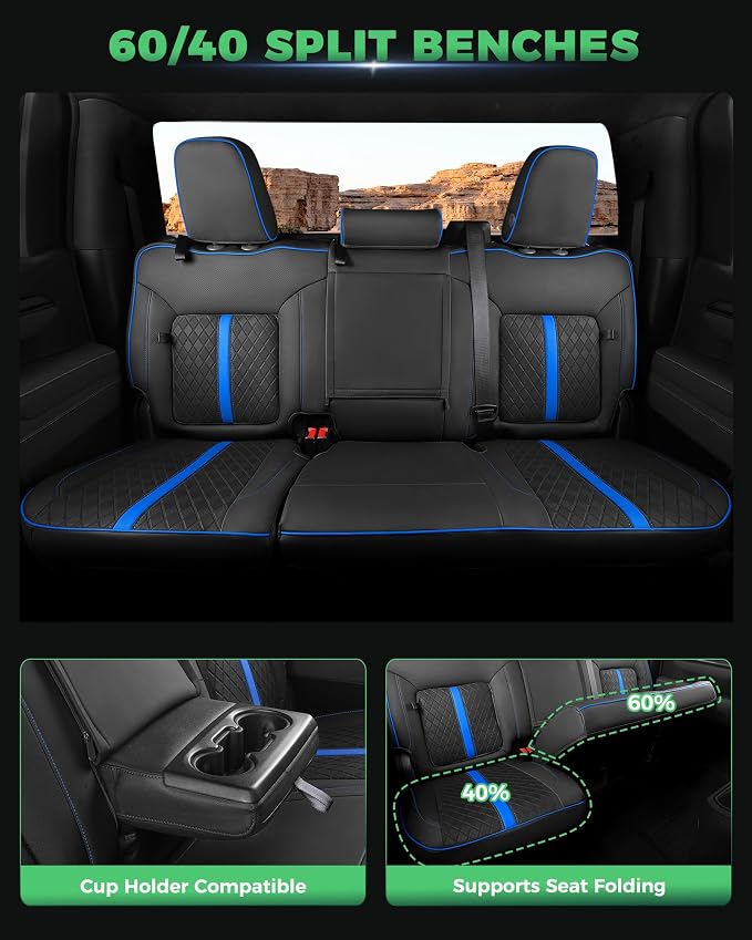 Faux Leather Seat Covers for Chevrolet Silverado / GMC Sierra