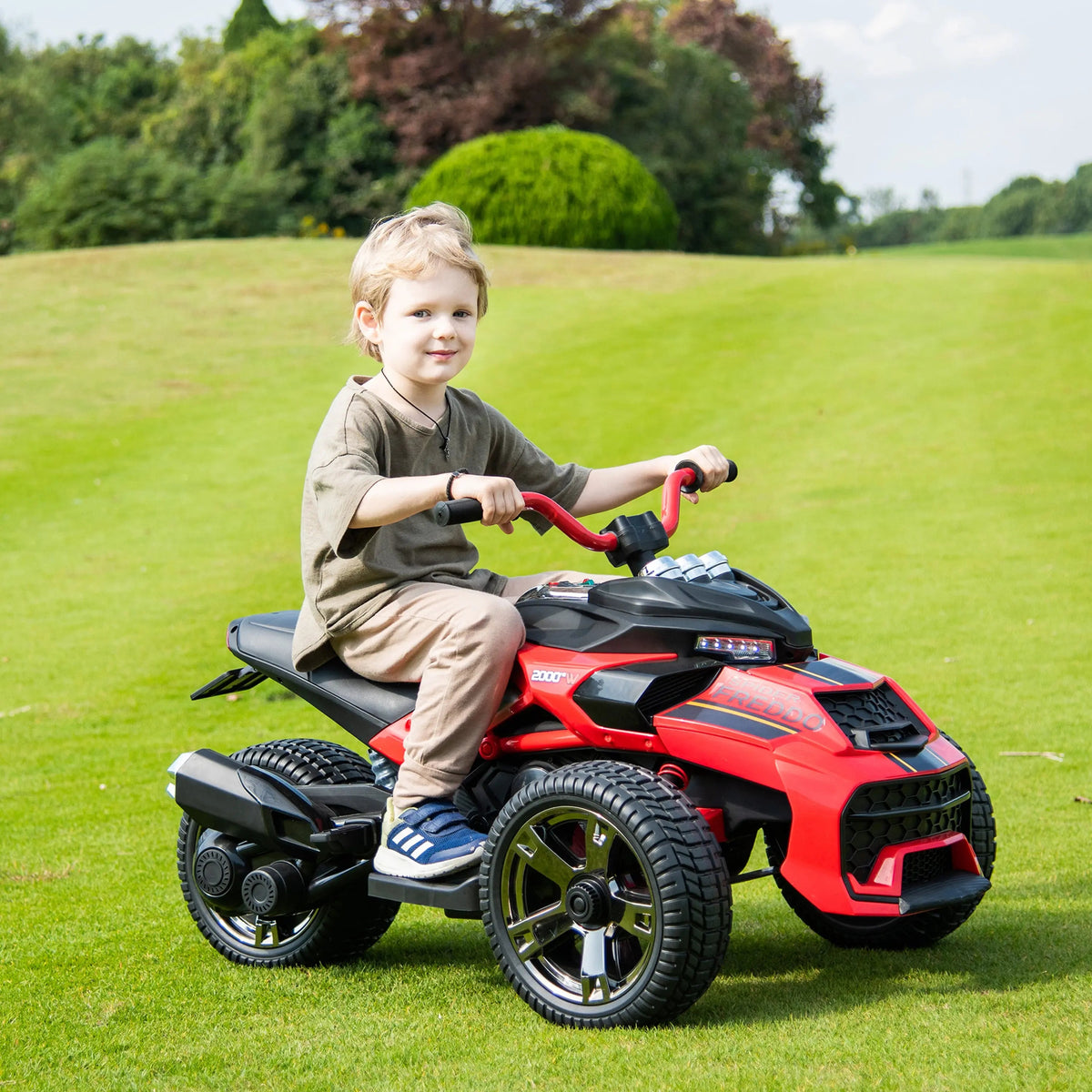2026 24V Spider 2 Seater 3 Wheel Kids Motorcycle with Remote Control