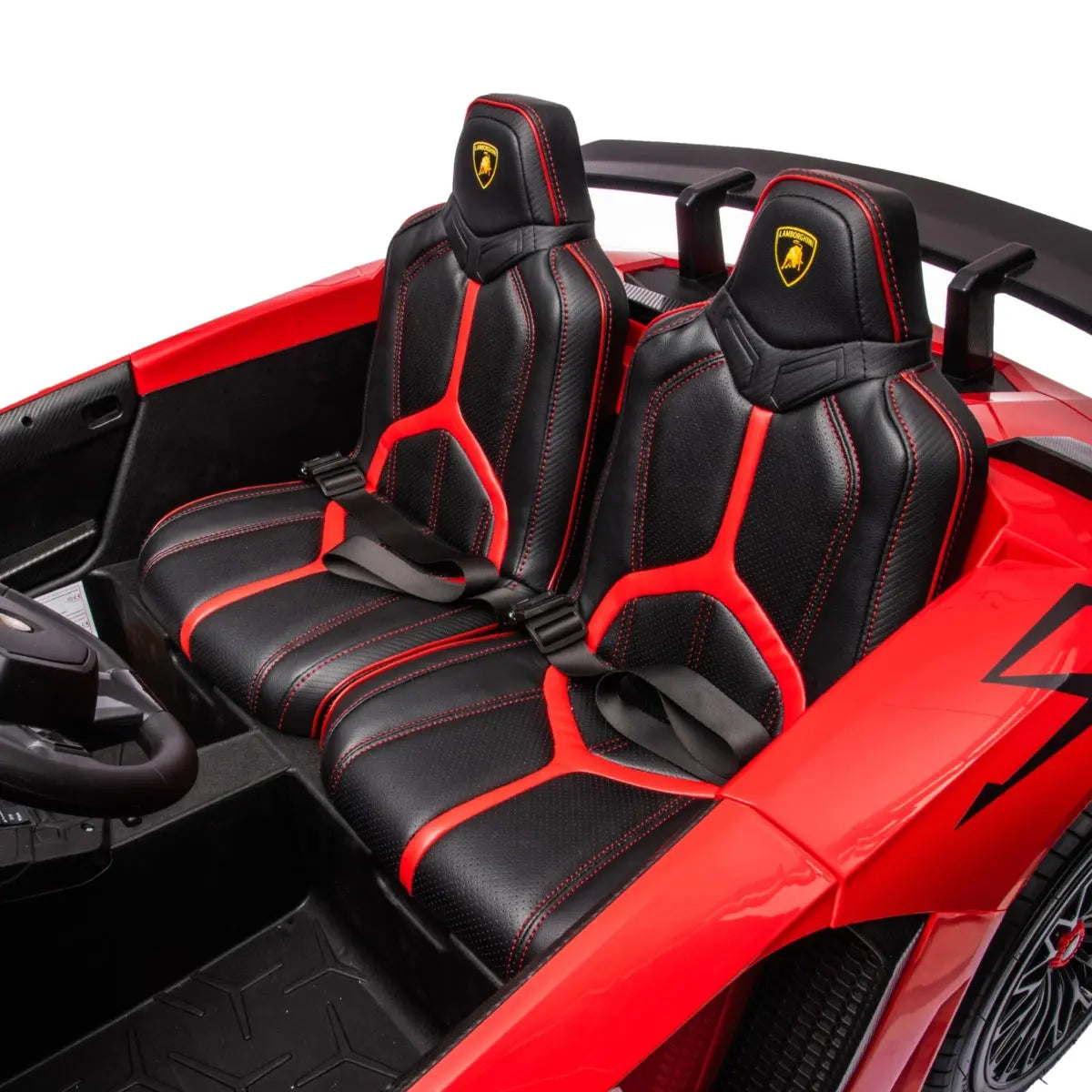 24V Lamborghini Aventador 2-Seater Ride-On Car