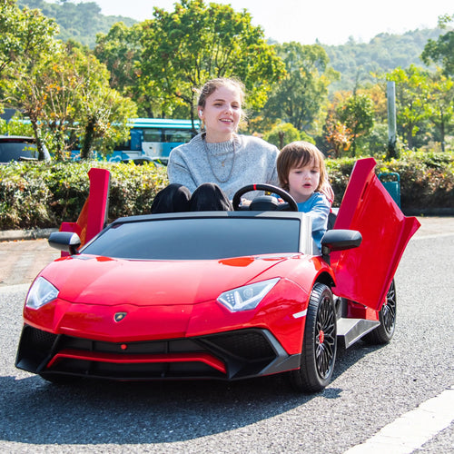 24V Lamborghini Aventador 2-Seater Ride-On Car