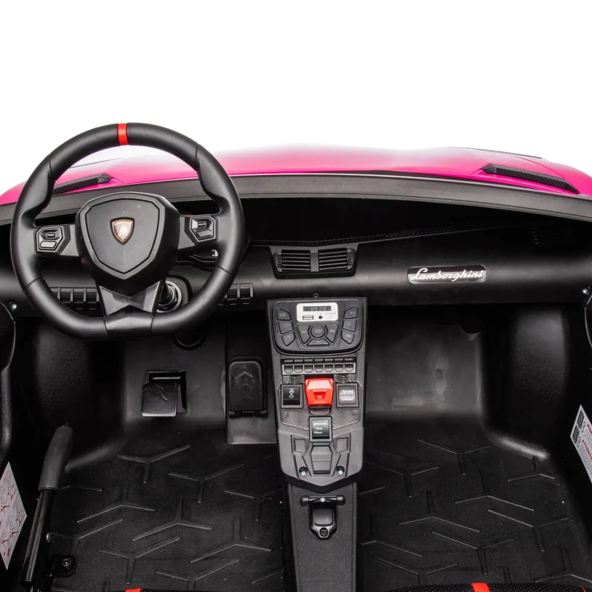 24V Lamborghini Aventador 2-Seater Ride-On Car