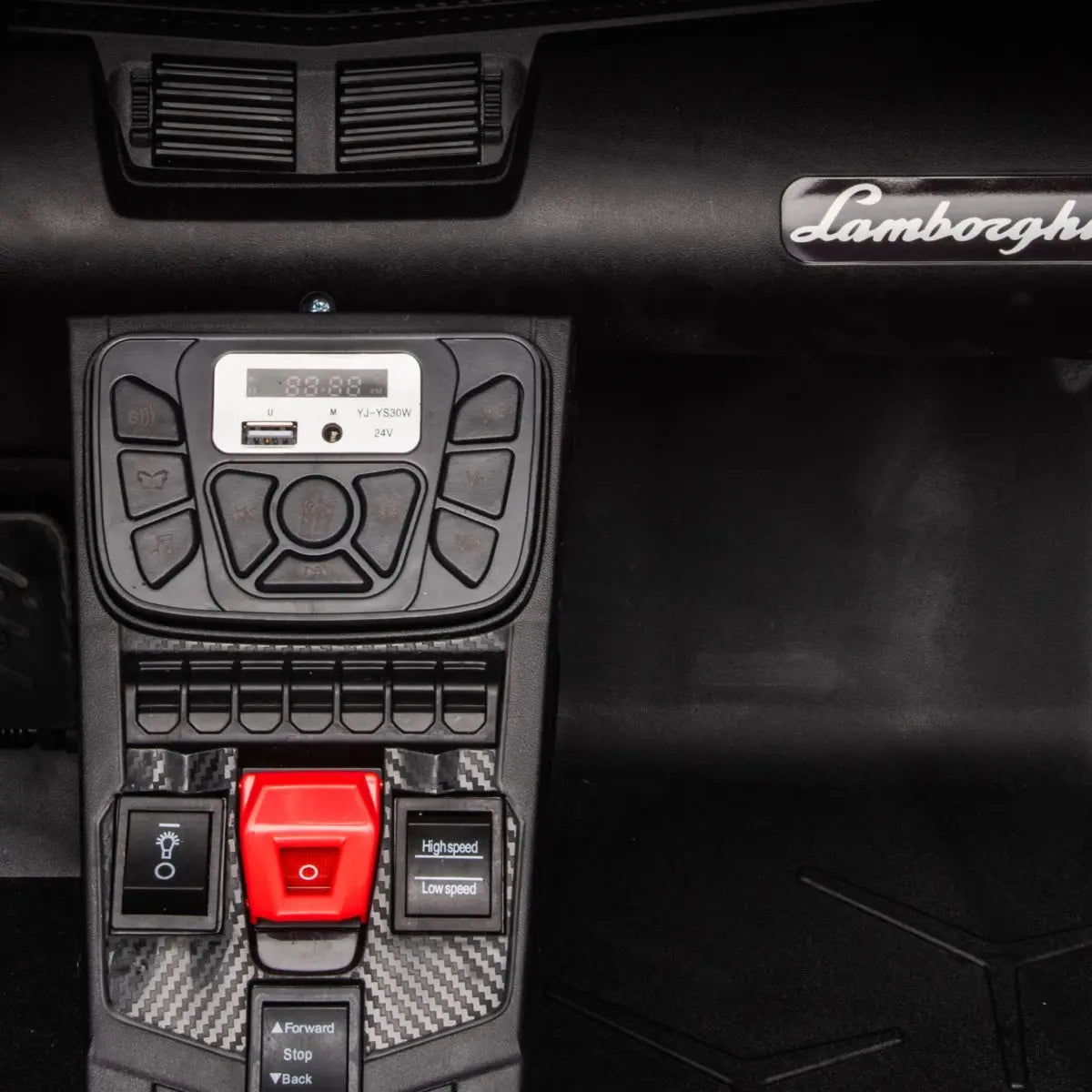 24V Lamborghini Aventador 2-Seater Ride-On Car