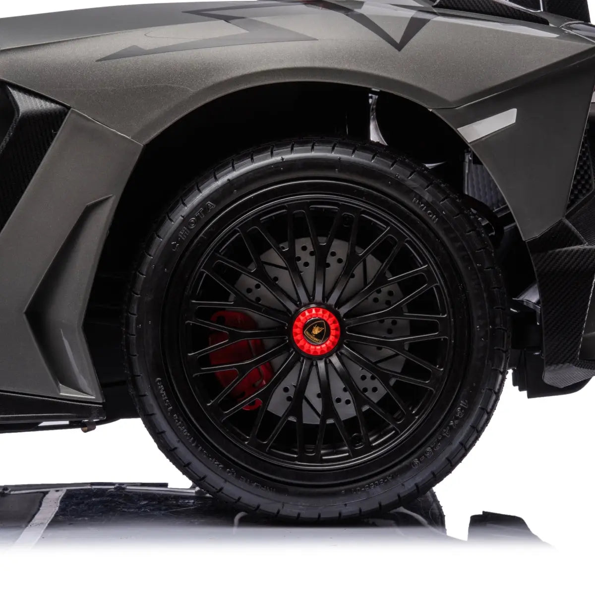 24V Lamborghini Aventador 2-Seater Ride-On Car